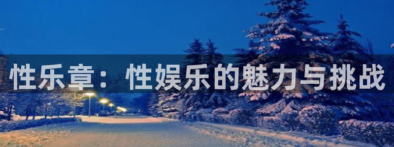 bg大游平台：性乐章：性娱乐的魅力与挑战